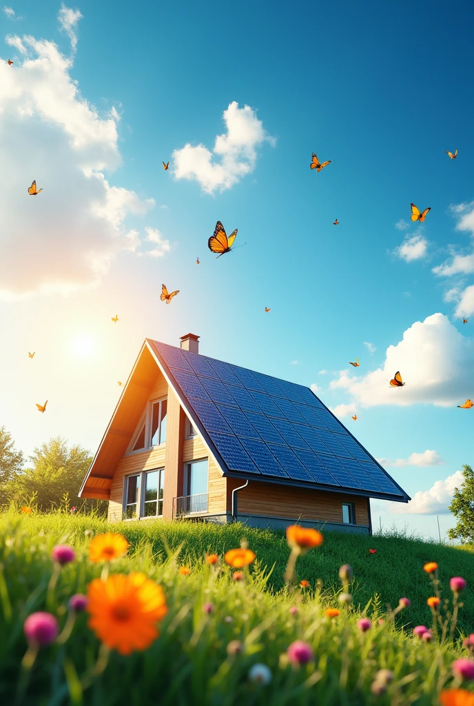 Advertising for grid-connected solar panels