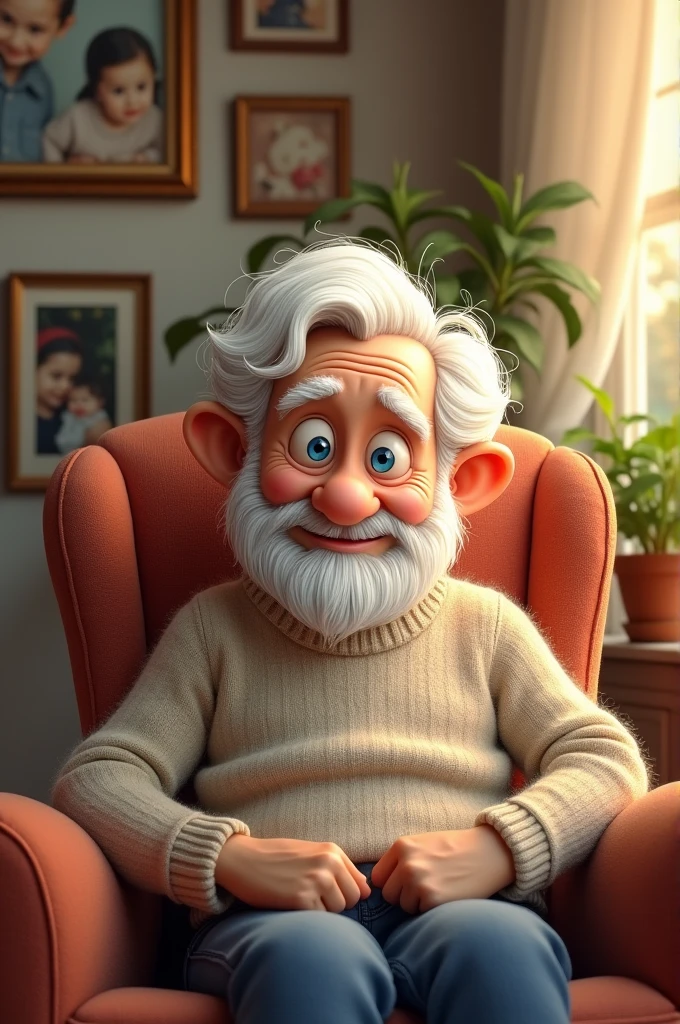 A cute old man, written above 'my old man'