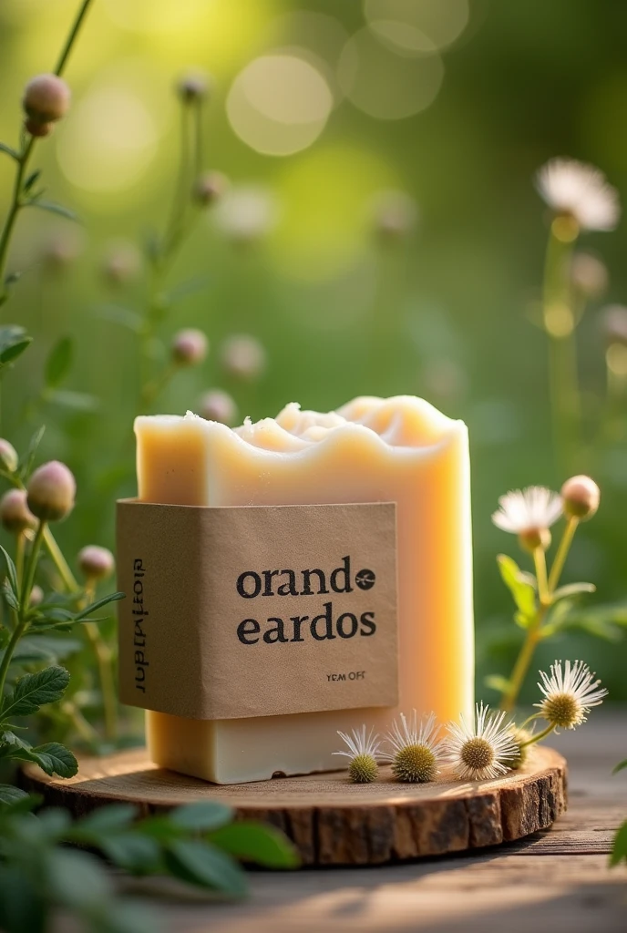 For a visual illustration of the soap, imagine a simple and elegant design with a smooth texture and a natural appearance. The packaging is recyclable and has a label that highlights the authenticity of the product and the commitment to the environment. without logo


