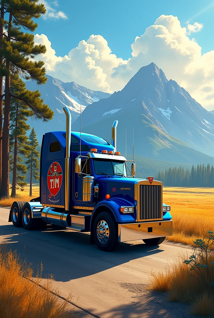 kenworth t800 con T.I.M en la puerta