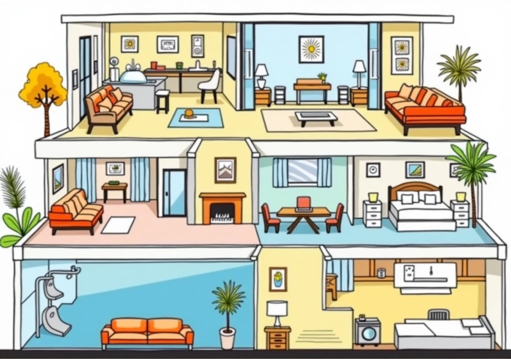 The house of my dream is a two-story house that is clear, that is surrounded by many trees, I would like to be located in a quiet place that is not so far from the city as is lumbisi, on the second floor there will be two living room a cinema room a kitchen with breakfast room, two dining rooms, a laundry room, a large patio with a pisina, a hut on the patio for barbecues, the top floor will have four bedrooms with private bathrooms, a study room and a living room, and a room for exercise.