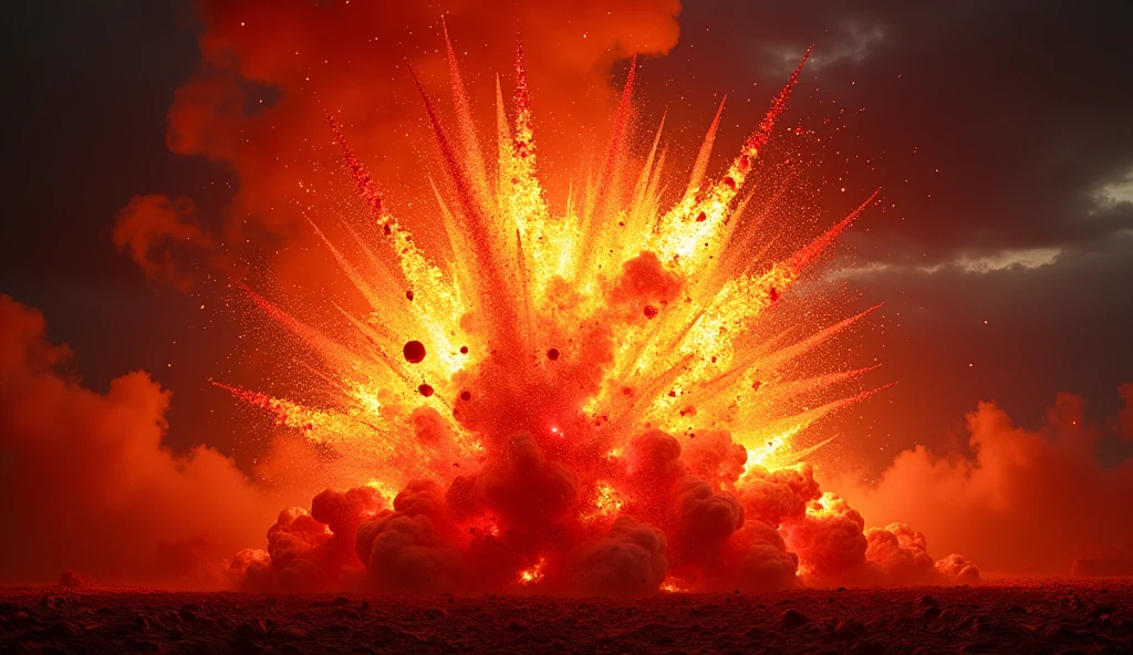give me a red explosion