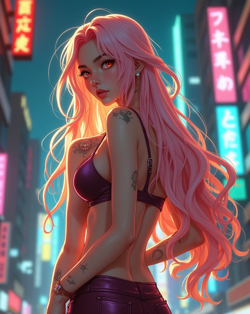 Make an anime of this image that is very sexy
