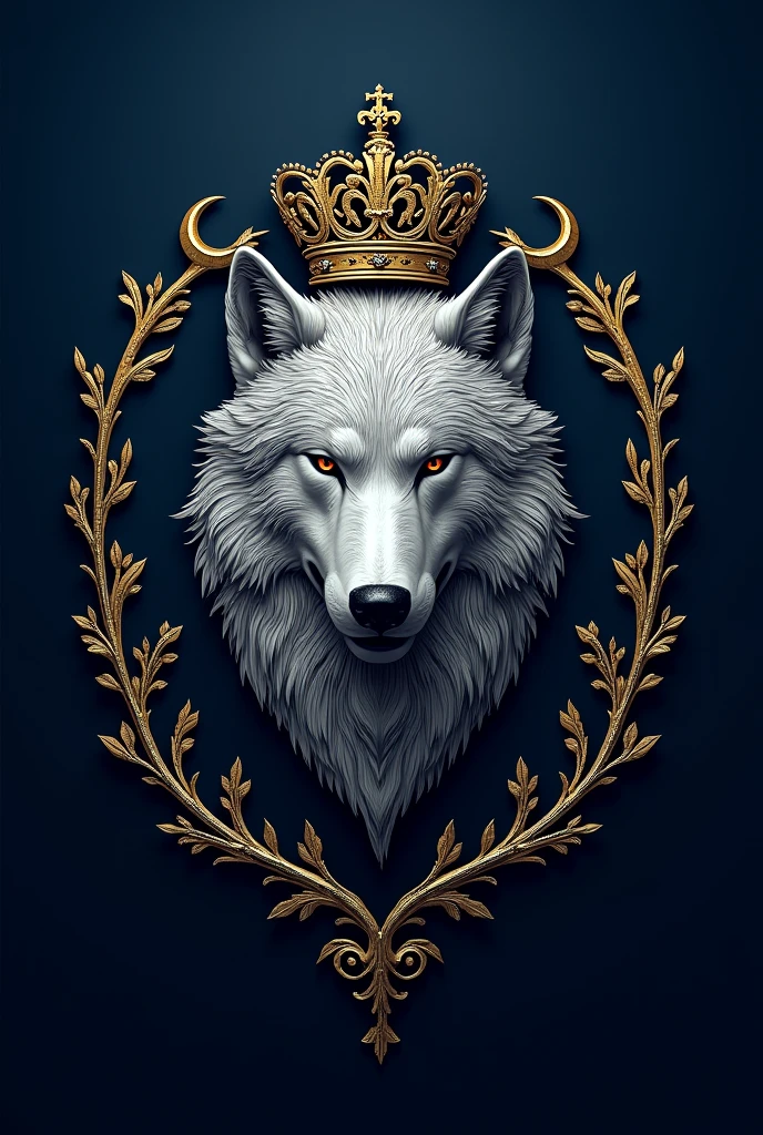 A Royal family emblem that resembles that they are secretly werewolf's 