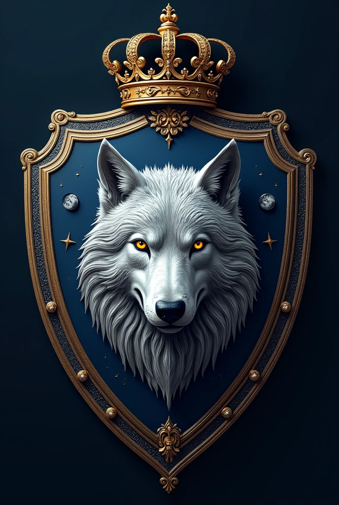 A Royal family emblem that resembles that they are secretly werewolf's