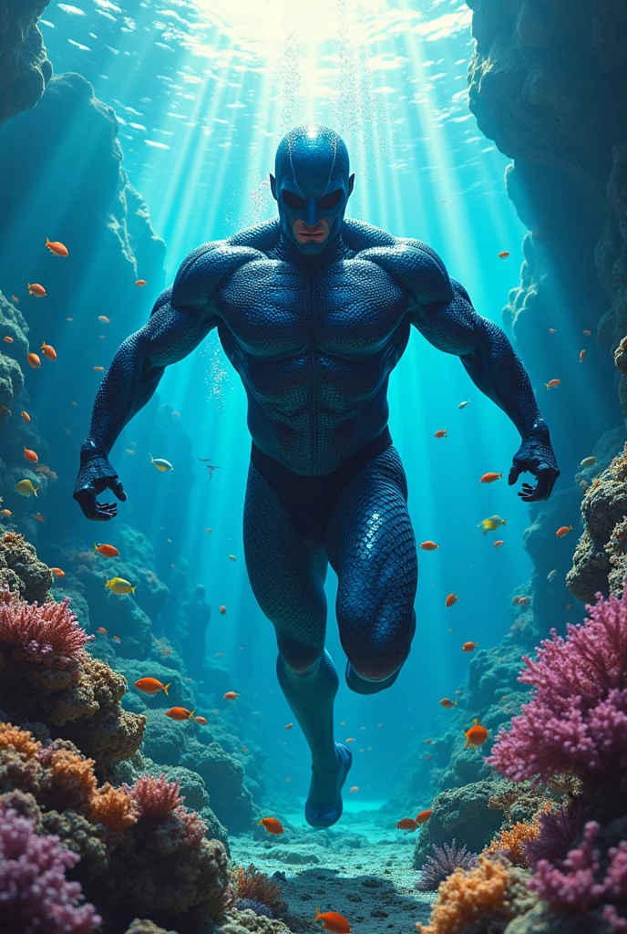 a superhero named submarine man