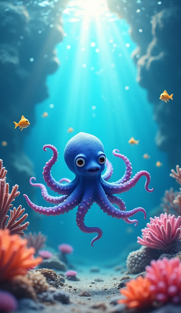 Baby octopus, doo doo doo
Swimming in the ocean, with a twirl or two
Eight little arms, and a big smile too
Baby octopus, doo doo doo
Octo, octo, everywhere
In the sea, with his friends to share
Octo, octo, come and play
Doo doo doo, every single day
Mama octopus, doo doo doo
Teaching baby octopus, what to do
Changing colors, and swimming fast
Mama octopus, doo doo doo
Octo, octo, everywhere
In the sea, with his friends to share
Octo, octo, come and play
Doo doo doo, every single day
Grandma octopus, doo doo doo
Telling stories, of the ocean blue
Grandpa octopus, doo doo doo
Singing songs, with a heart so true
Octo, octo, everywhere
In the sea, with his friends to share
Octo, octo, come and play
Doo doo doo, every single day