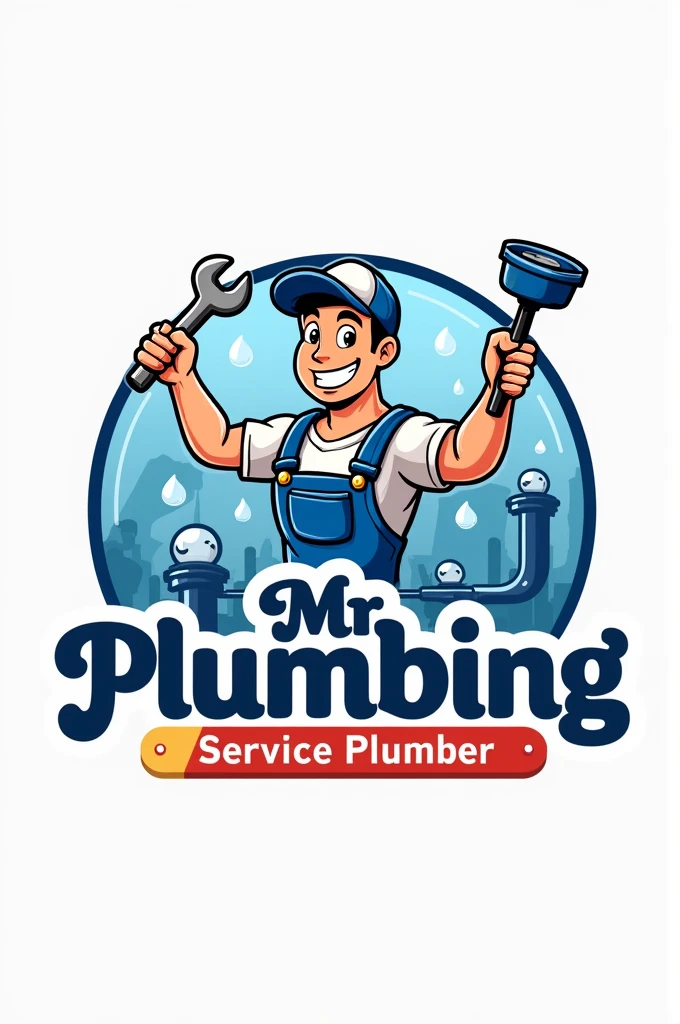 Mr plumber logo design