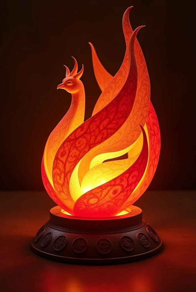 Make a functional and unique container with something original that represents the fire signs