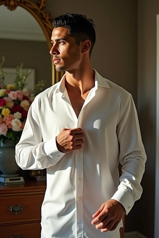 Cristiano Ronaldo、To dress a shirt