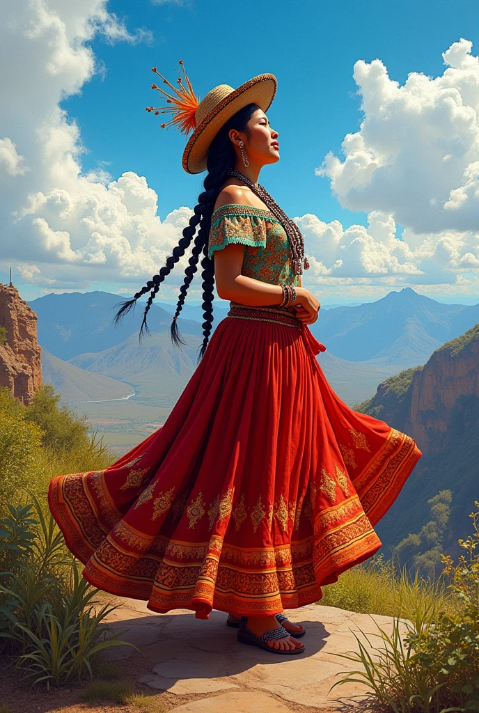 Bolivian woman