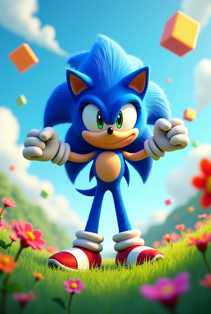 Generate the meme of NOW I'M PERFECT FOR YOU SONIC
