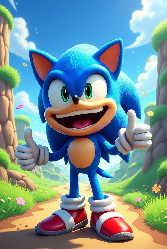 the meme of NOW I AM PERFECT FOR YOU SONIC