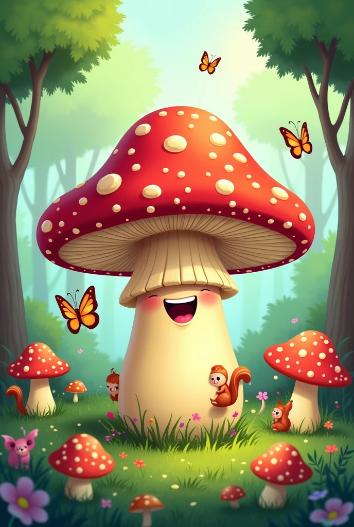 Mushroom cartoon