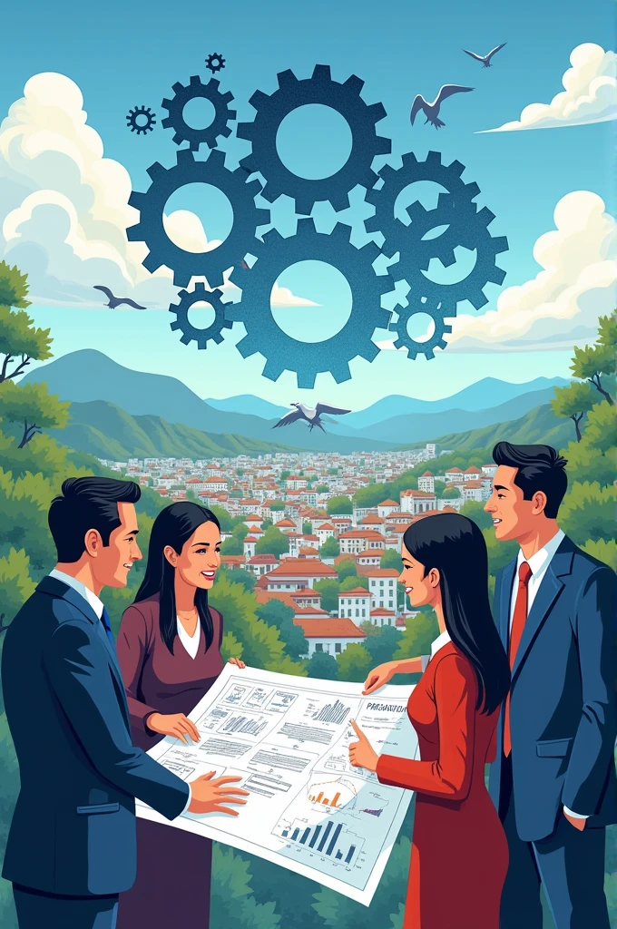 Create an image about the procedural principles of Cogep Ecuador