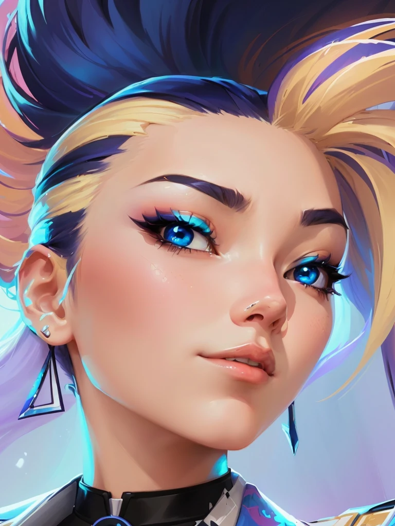 there is a digital painting of a woman with a very long hair, rossdraws 1. 0, epic art style, rossdraws 2. 0, rossdraws portrait, inspired by rossdraws, rossdraws 2. 5, epic digital art illustration, epic portrait illustration, stunning art style, rossdraws cartoon vibrant, cartoon artstyle, rossdraws digital painting, clean artstyle