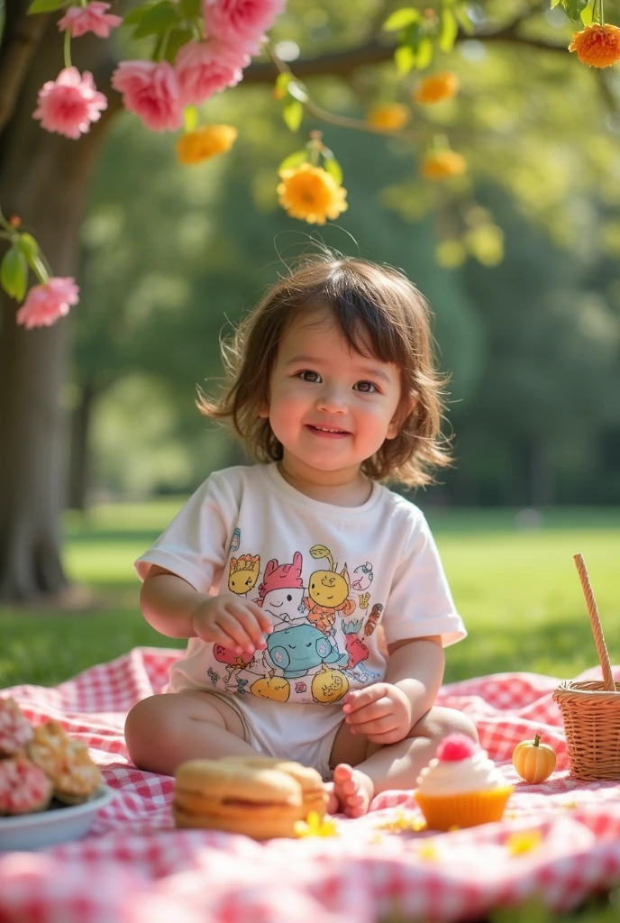 Woman in diapers