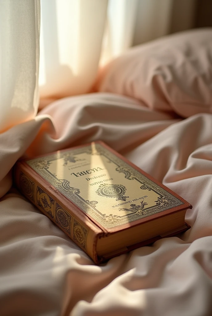 Photo of the book by Machado de Assis called Helena..only from the book on top of the bed