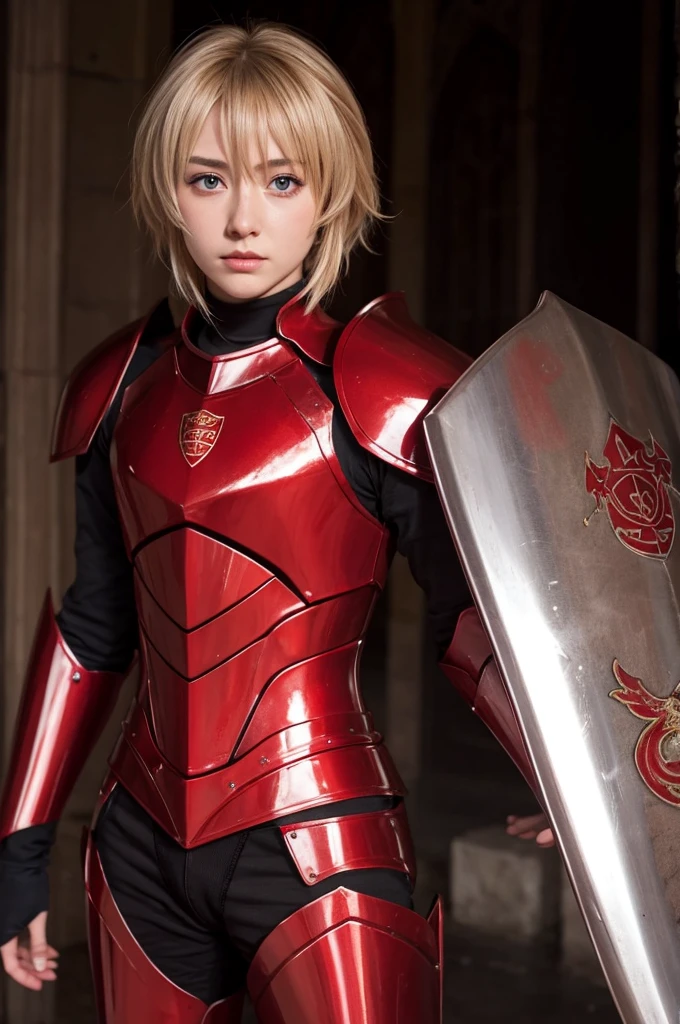 Mordred in Crimson Armor