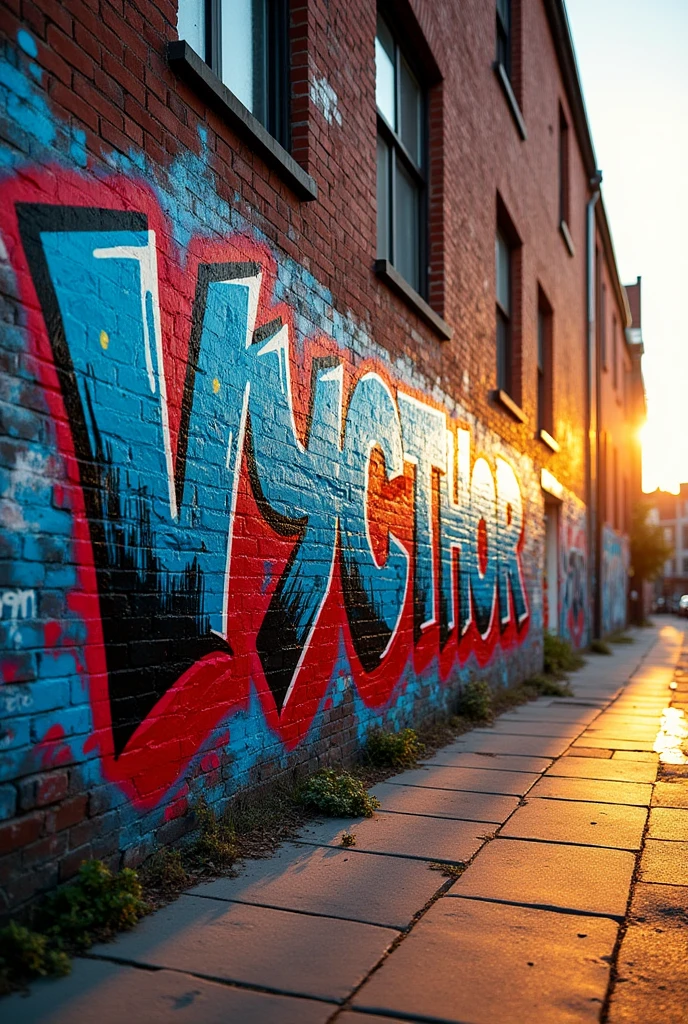 graffiti with the name Vycthor