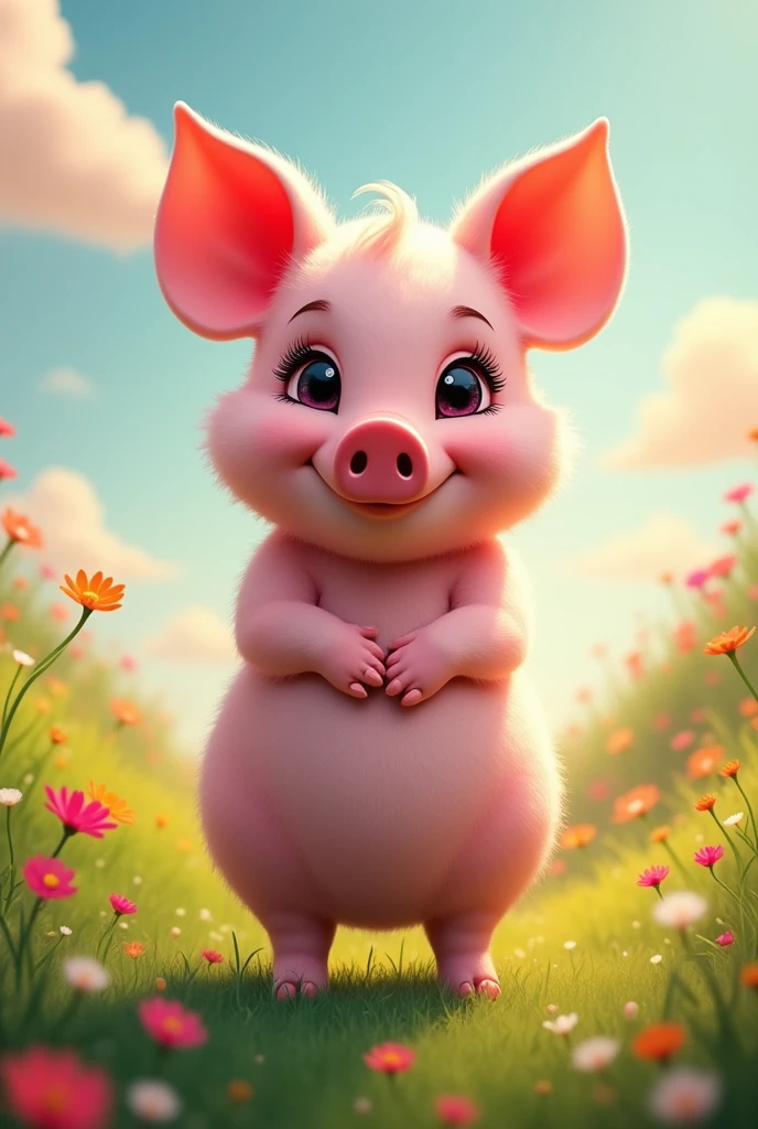 Sexy female pig furry