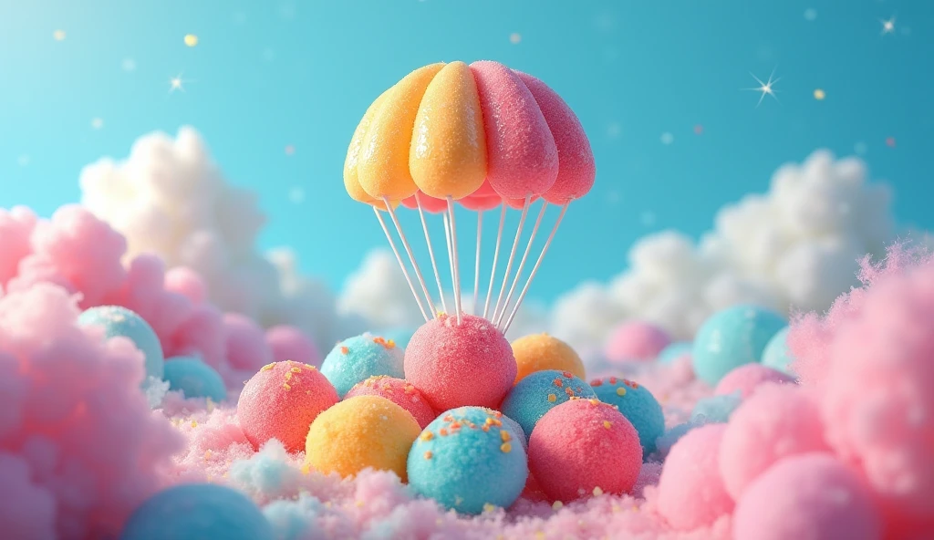 Airdrop printed on sugar candy
