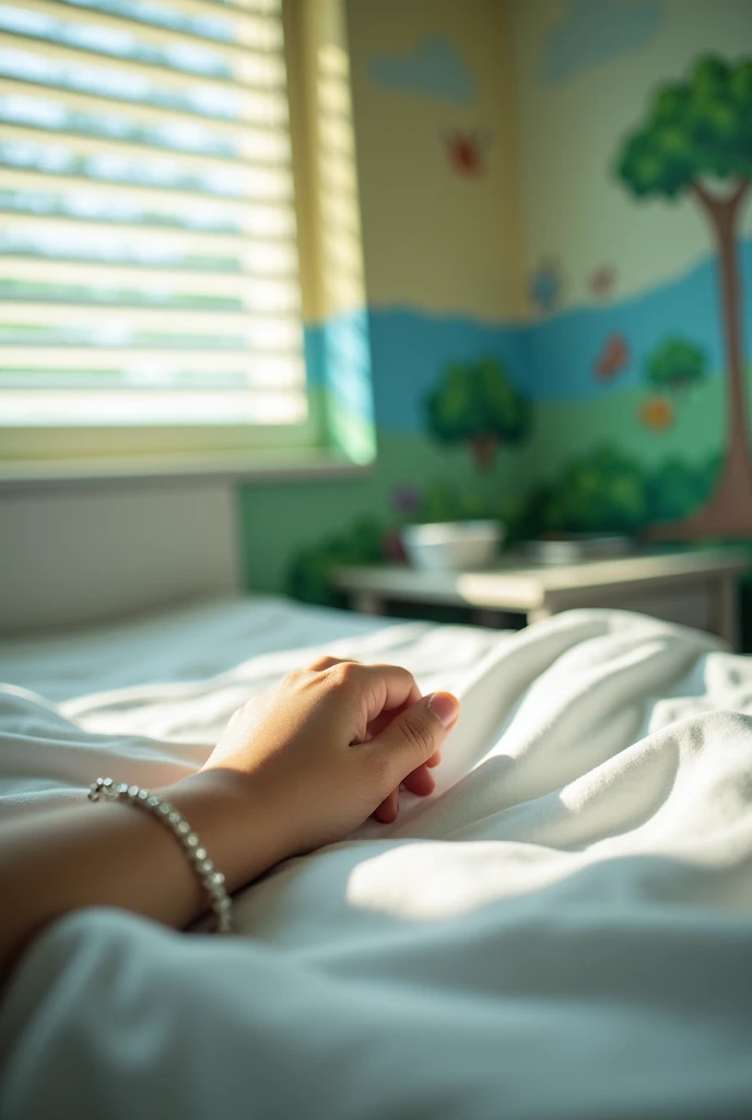 Hospital confined chubby hand Philippines hospital