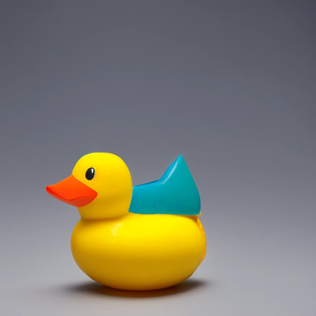 Rubber duck toy、professional、masterpiece、entrust、Simple Background、