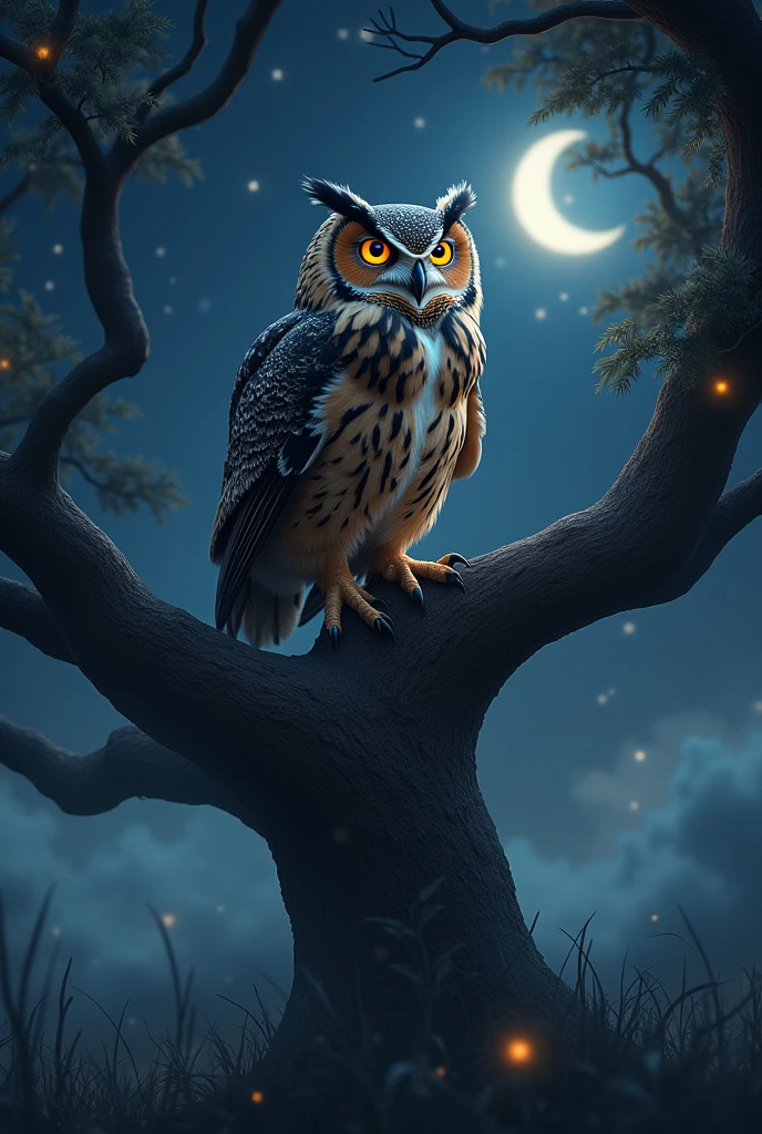 Create an image of an Owl representing wisdom