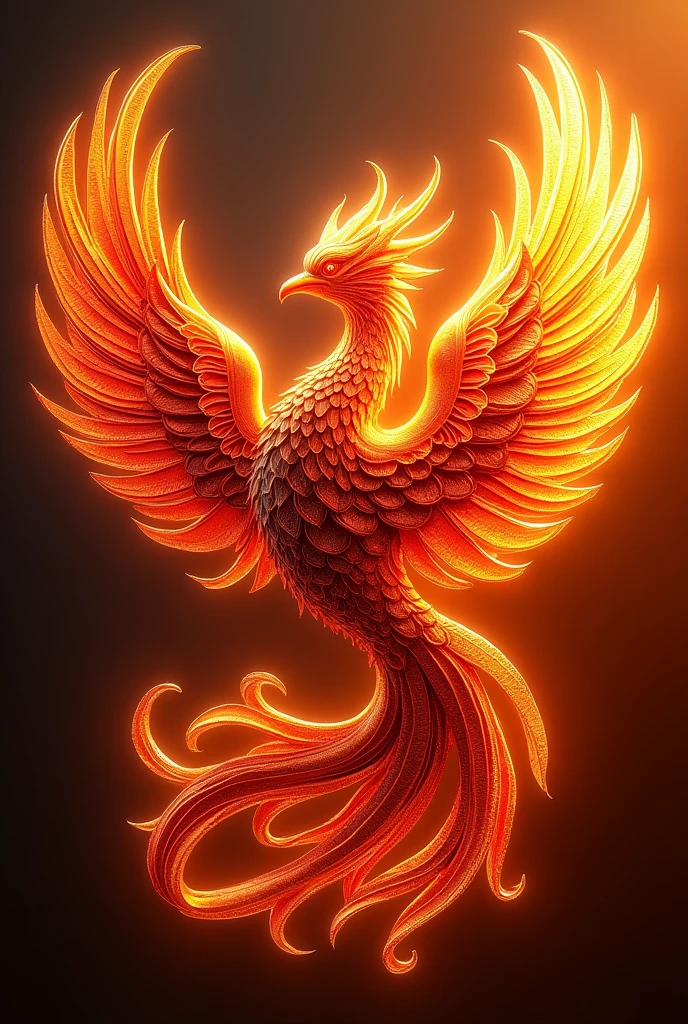 Functional and unique phoenix-shaped packaging with something original that represents the fire signs