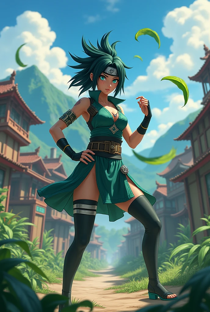 Akali de League of Legends no anime Naruto