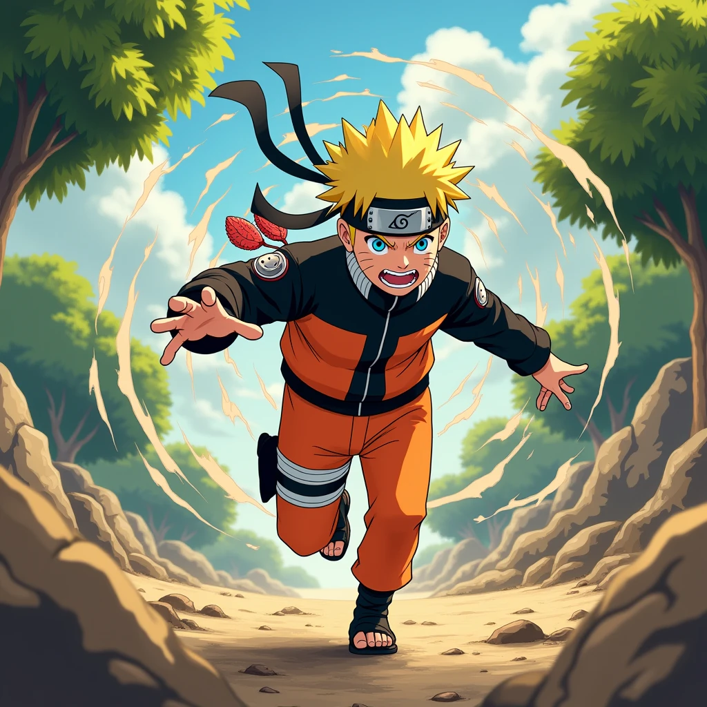 Naruto in action