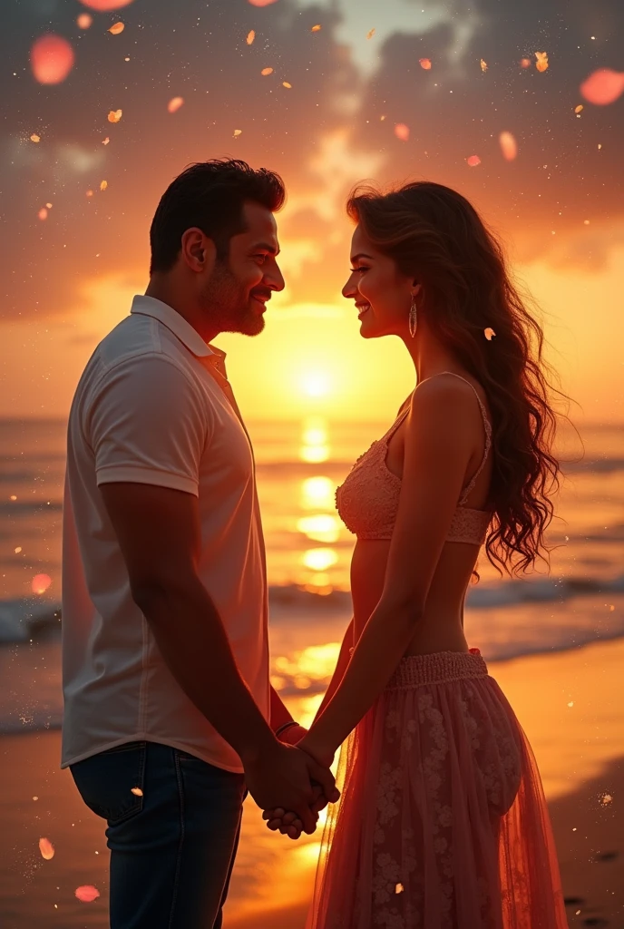 Actor Salman khan and porn star Danny Daniel super romantic movie poster 