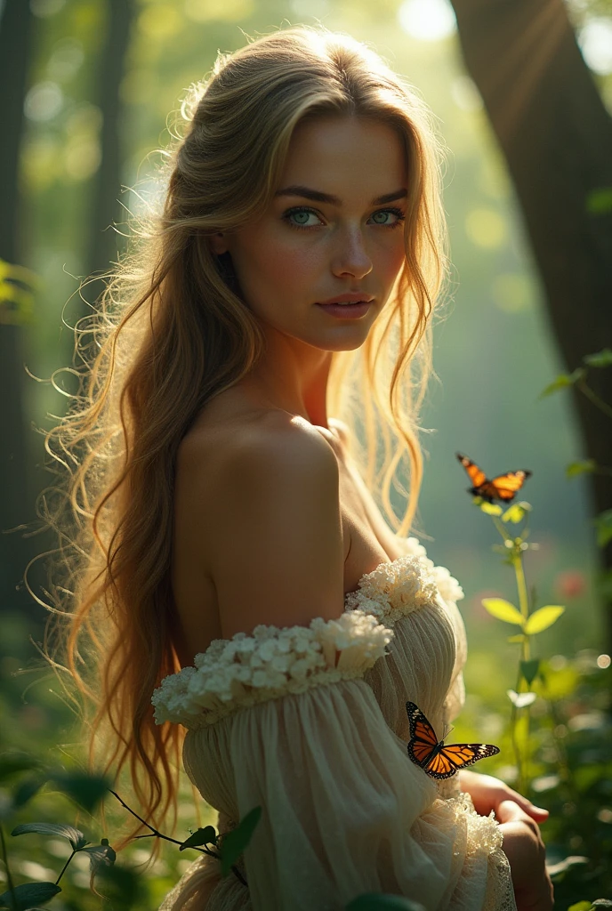 Blonde naked woman 