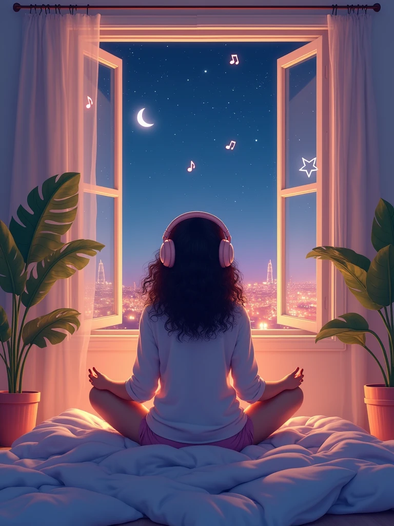 image horizonatl screen for youtube for music lo-fi , relax