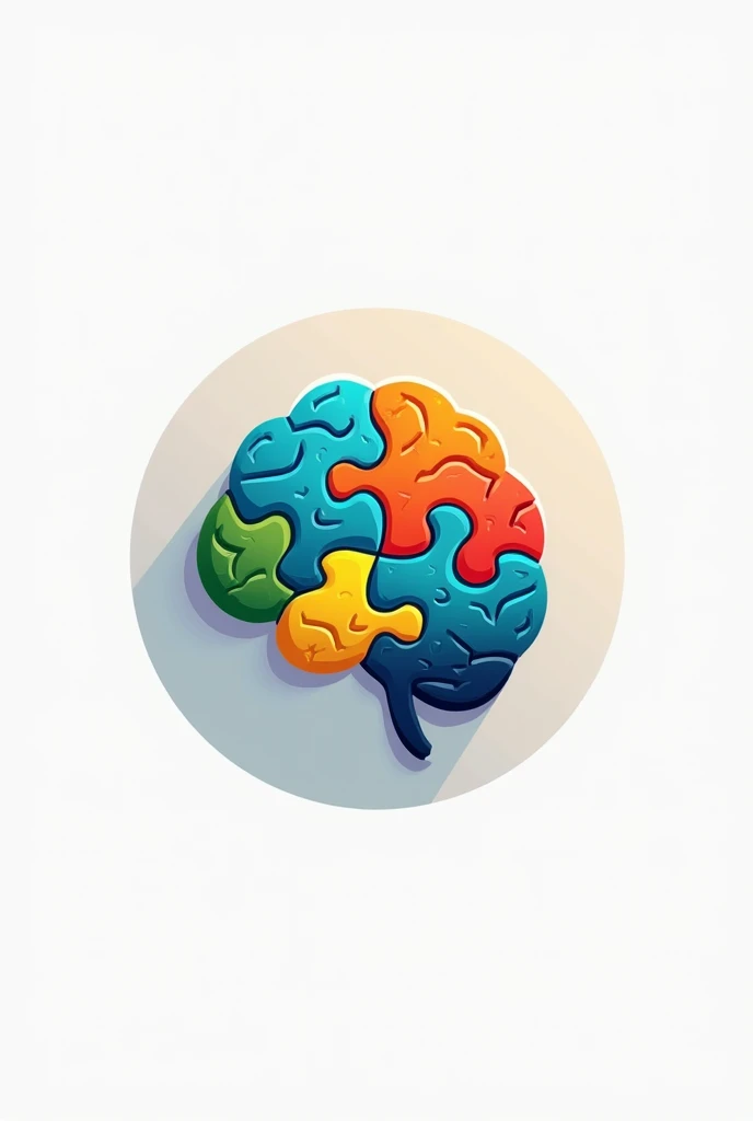 Puzzle brain logo