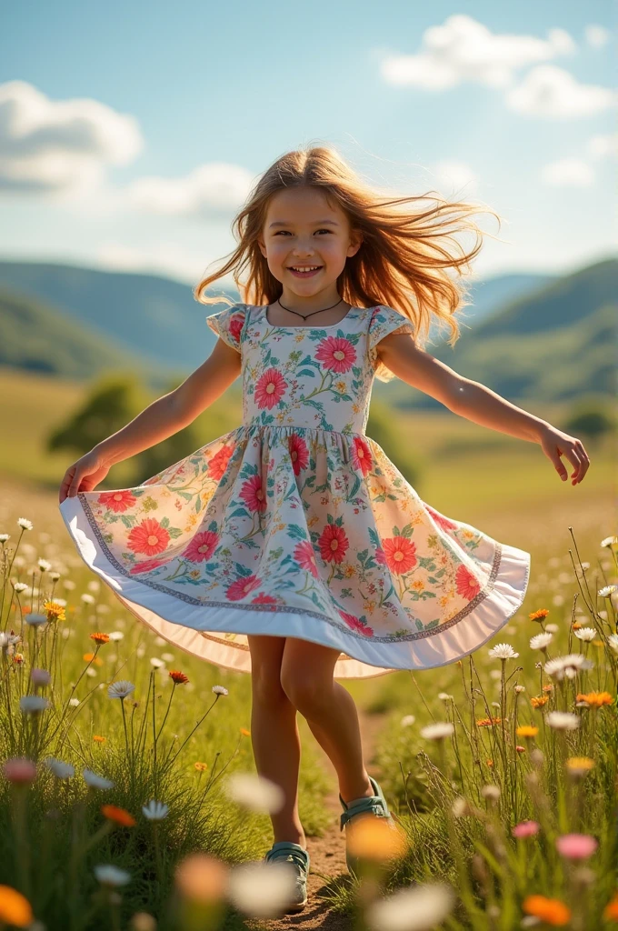 girl on skirt