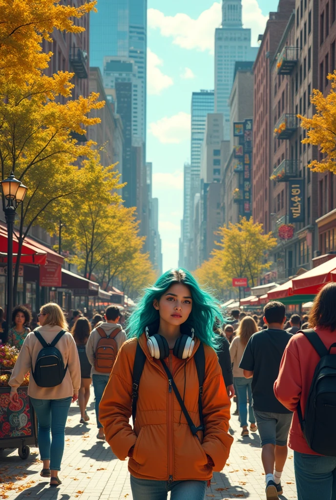 In a bustling city,