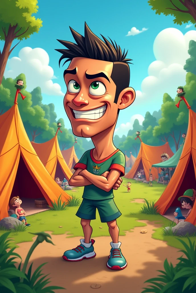 Cristiano Ronaldo In Total Drama The Contestants see him