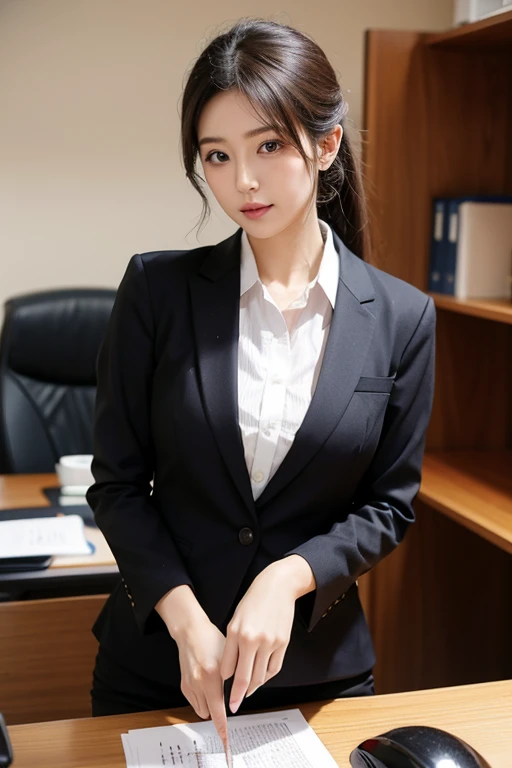 Japan OL、Sexy formalsuit、Working in the office