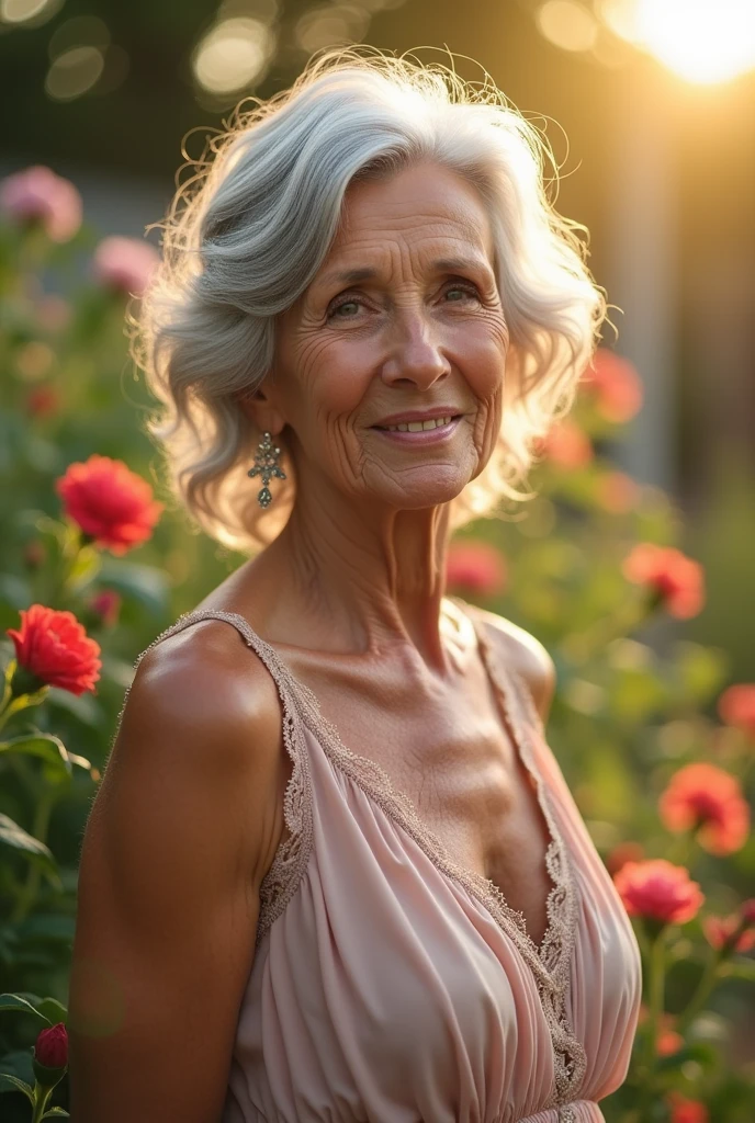 Beautiful aging woman
