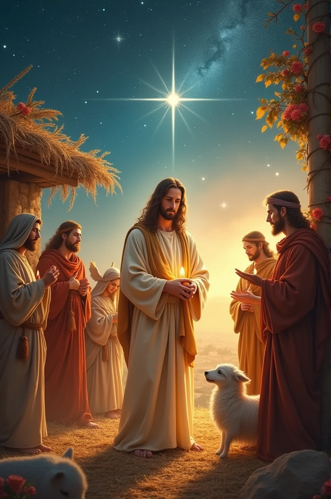 Jesus on his birthday