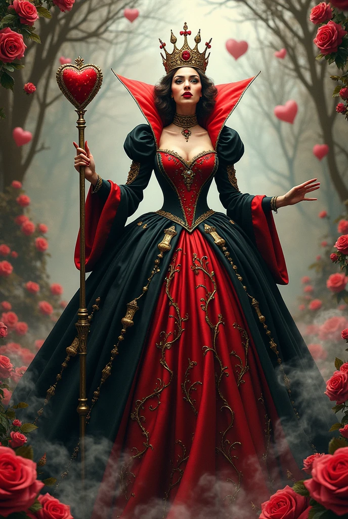 The Queen of Hearts from Alice in Wonderland