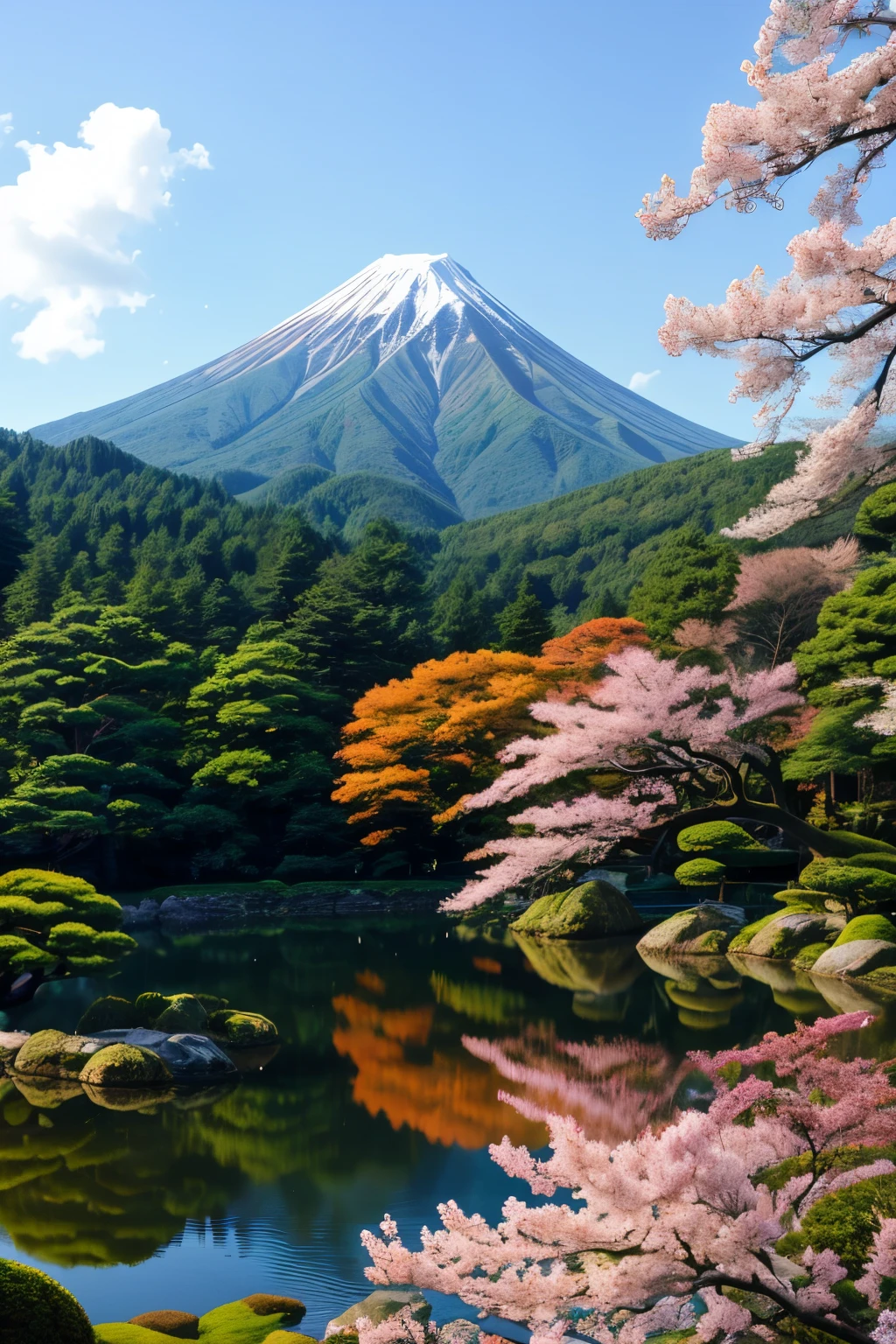 photograph, Japanese, nature, Back view, ((Highest quality)), ((masterpiece)), (detailed), cute, sexy