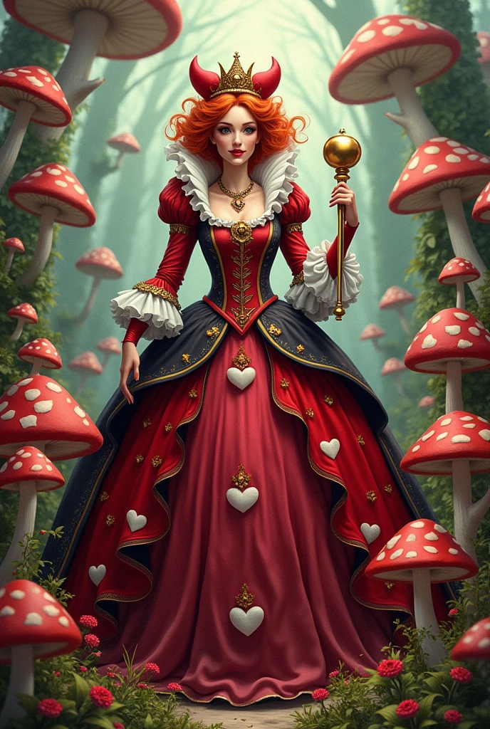 The Queen of Hearts from Alice in Wonderland