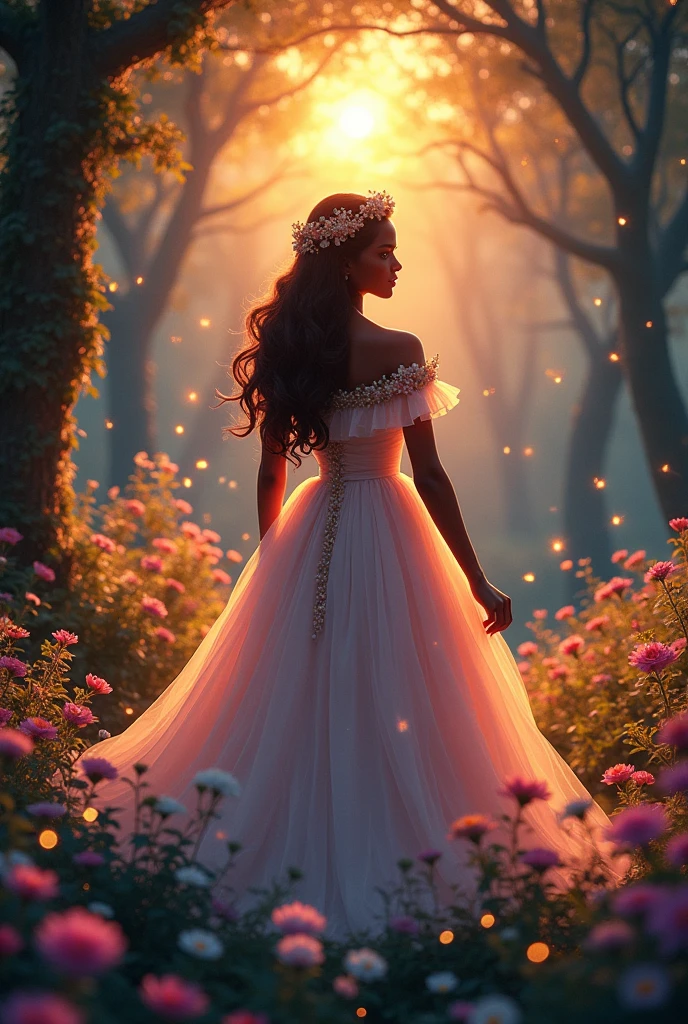Princess Aurora with dark skin, Naked