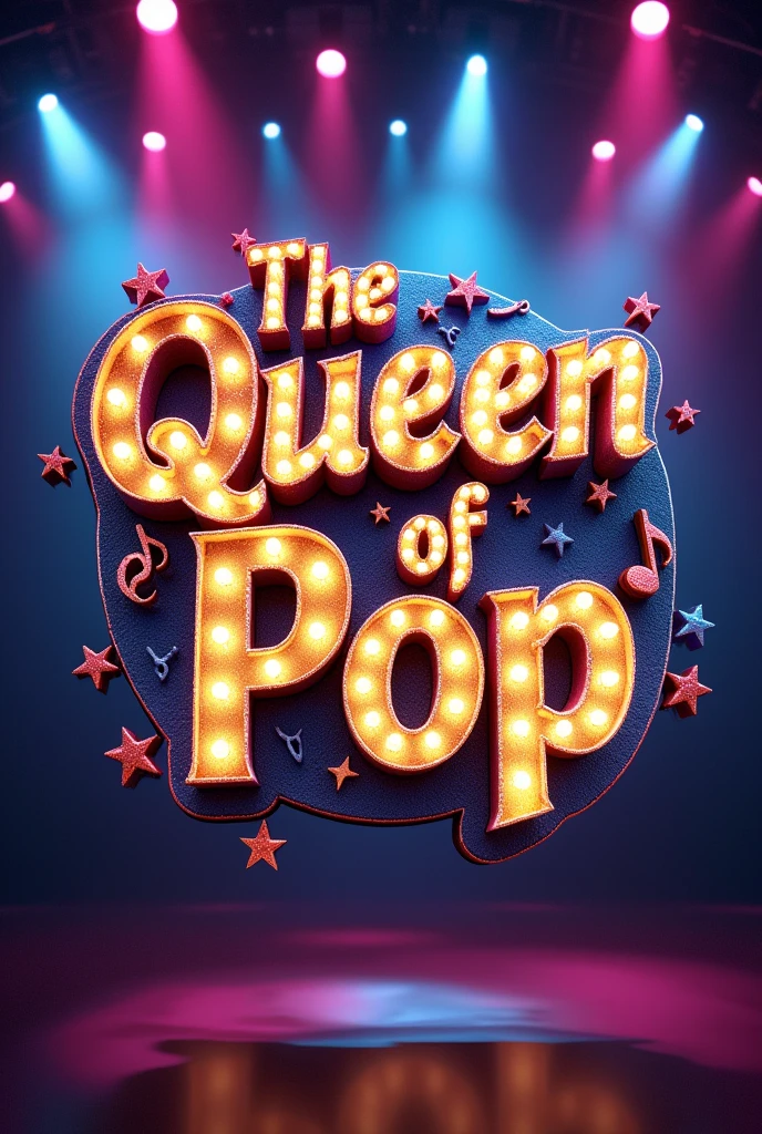 Sign that says the queen of pop