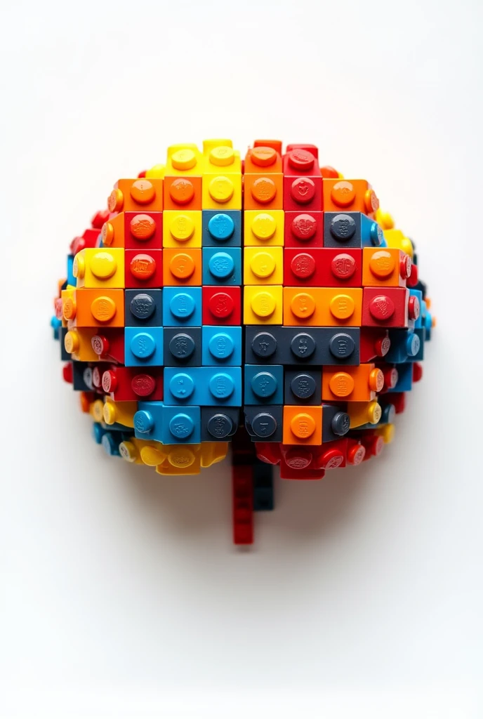 Lego brain without background