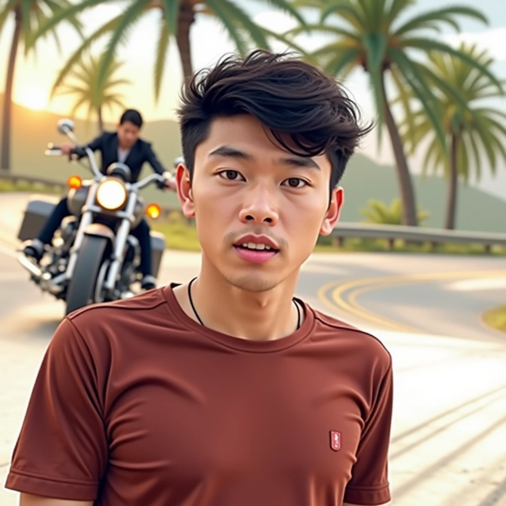 Ride a motorcycle
