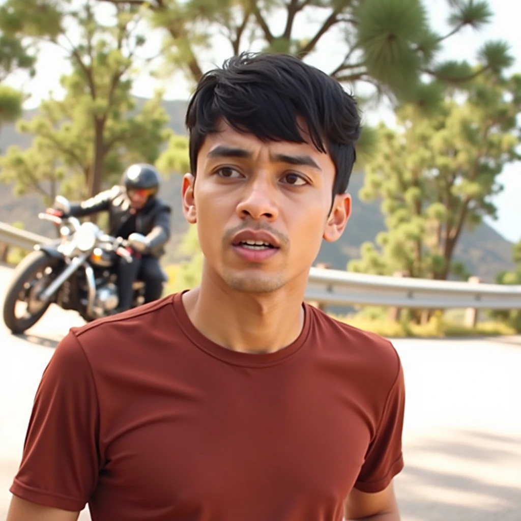Ride a motorcycle